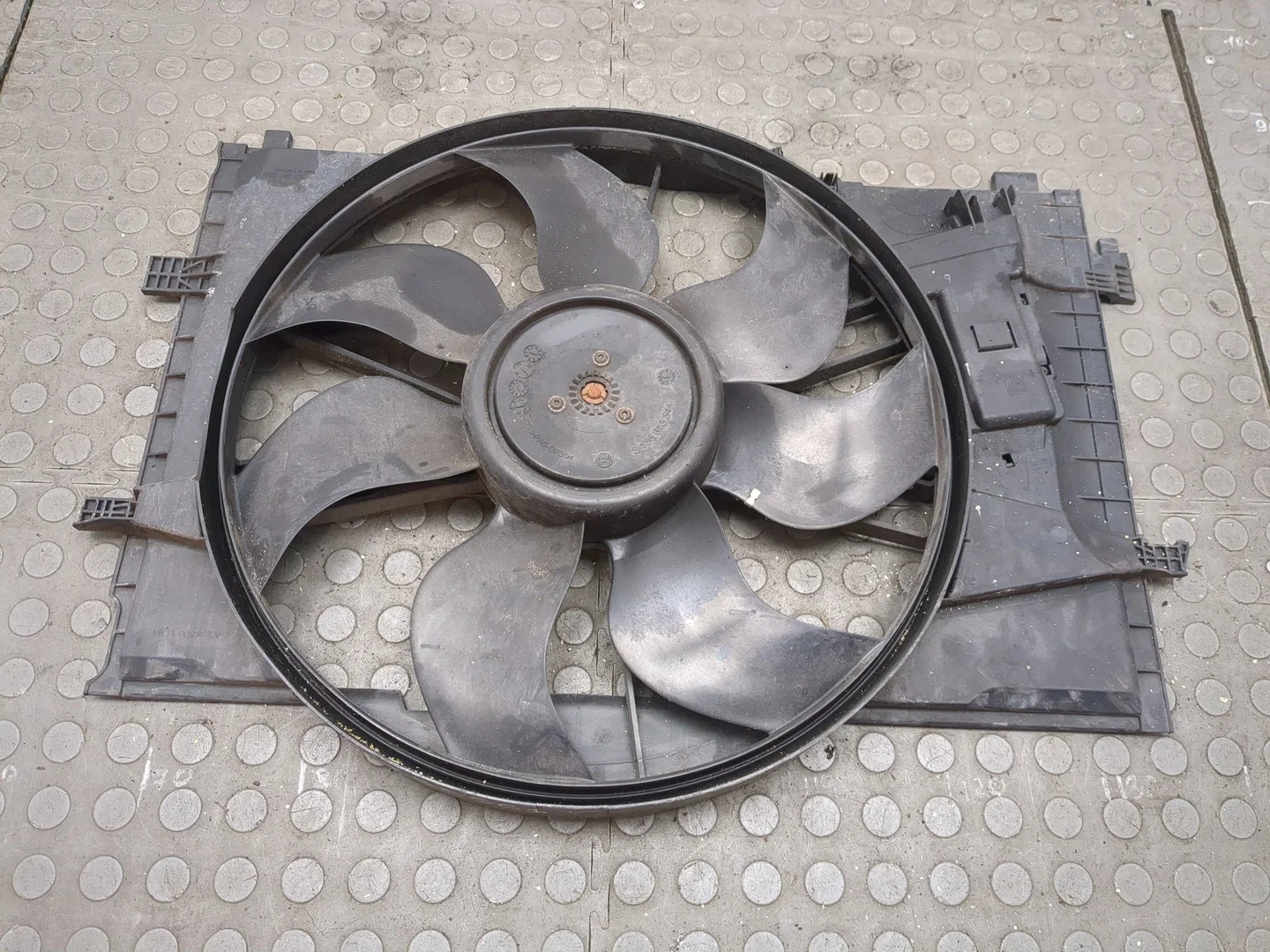 Вентилятор радиатора Mercedes-Benz CLK W209 2002-2010 КПП автомат (АКПП) OM 646.966 Дизель 2.1 л