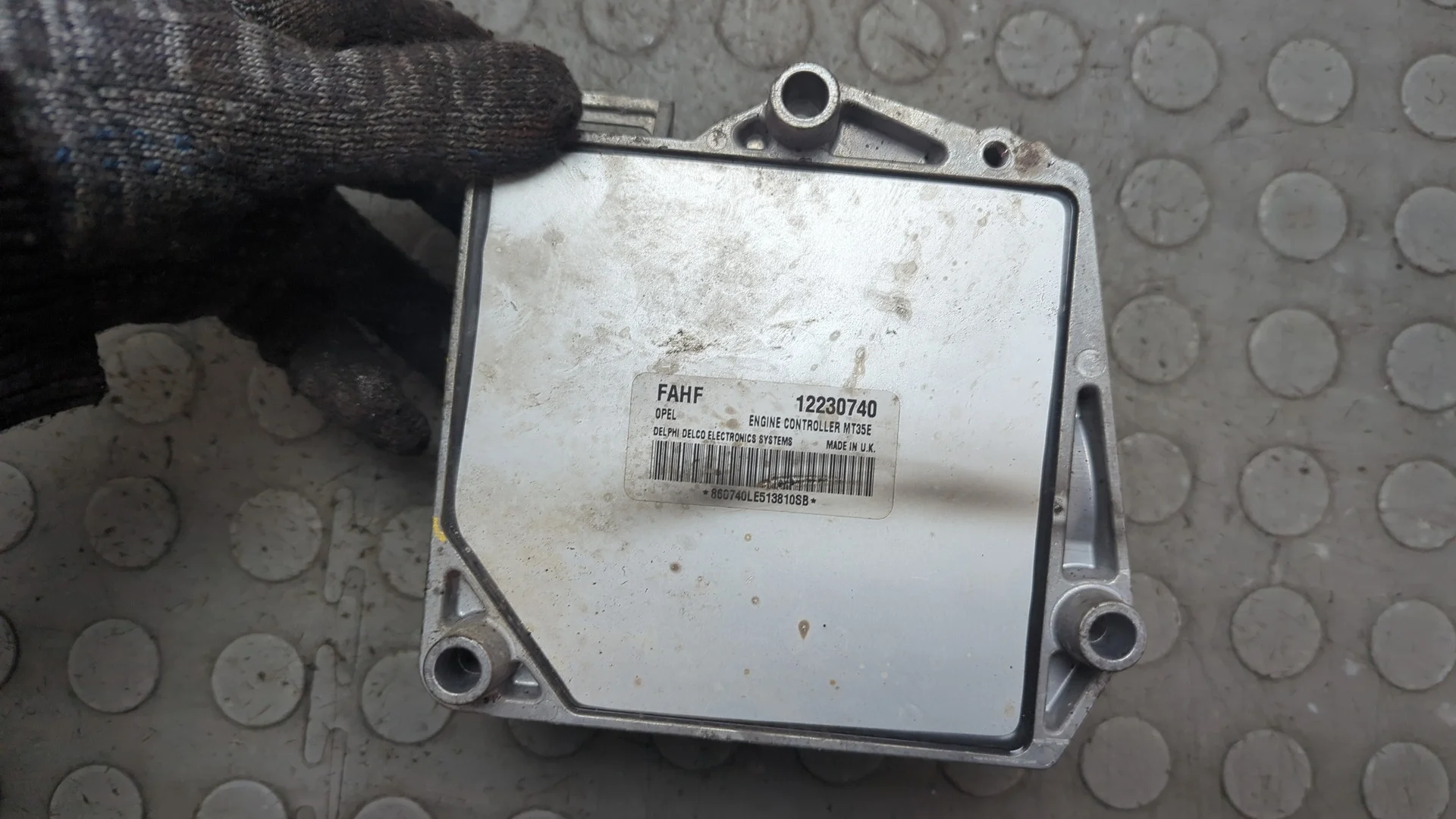 Блок управления двигателем Opel Astra H 2004-2010 КПП 5-ст.мех.(МКПП) Z16XEP Бензин 1.6 л Инжектор