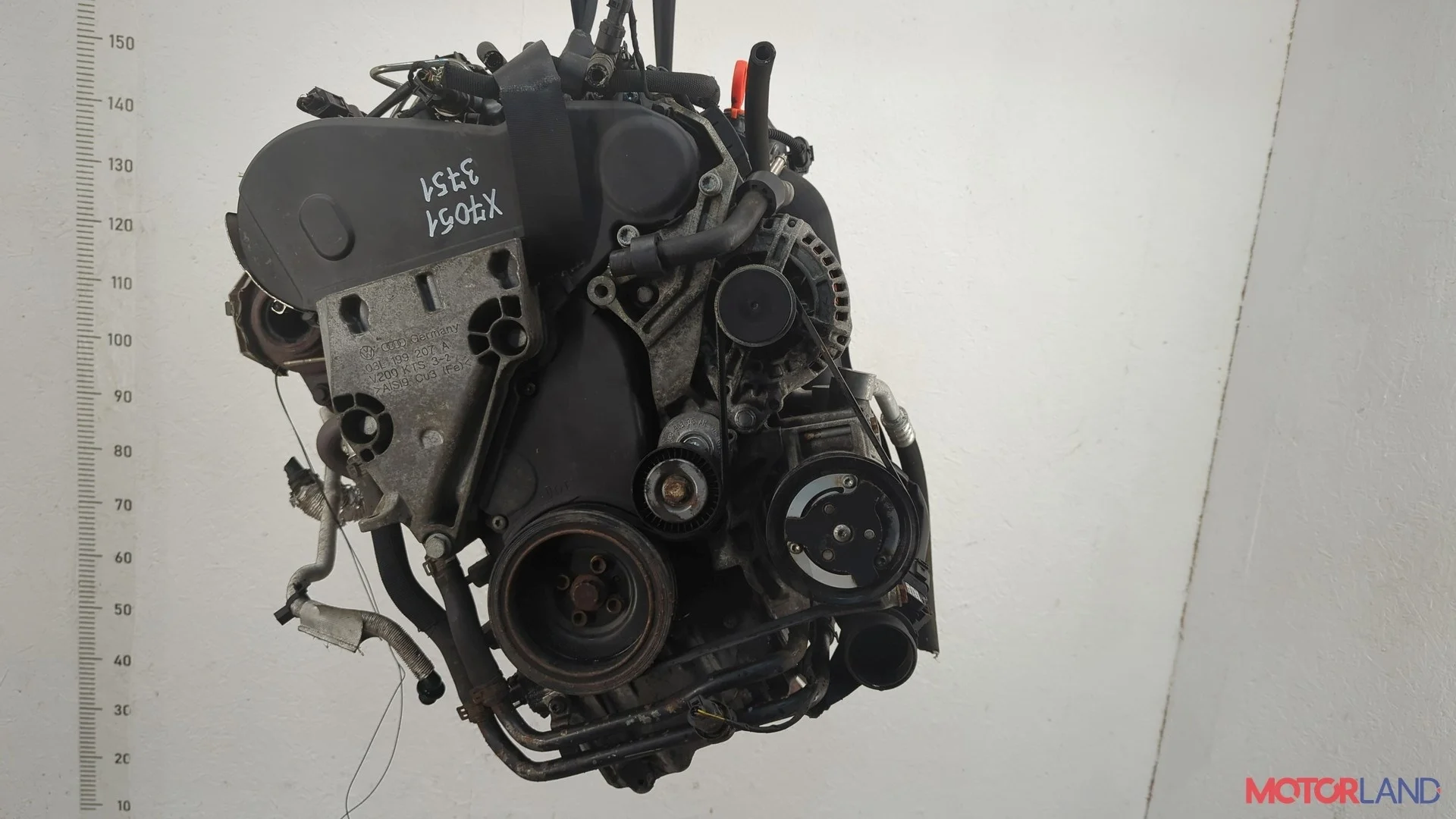 Двигатель (ДВС) Seat Ibiza 4 2008-2015 КПП 5-ст.мех.(МКПП) CAYC Дизель 1.6 л TDI