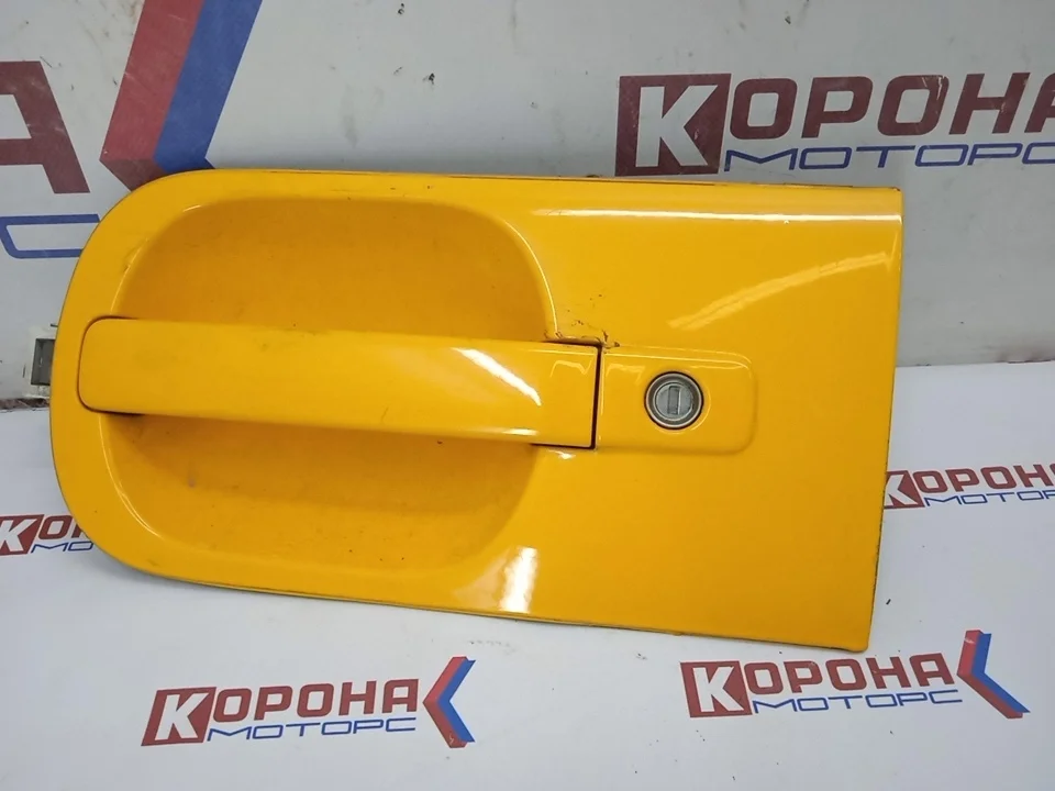 Ручка двери передней левой наружняя Б/У желтый