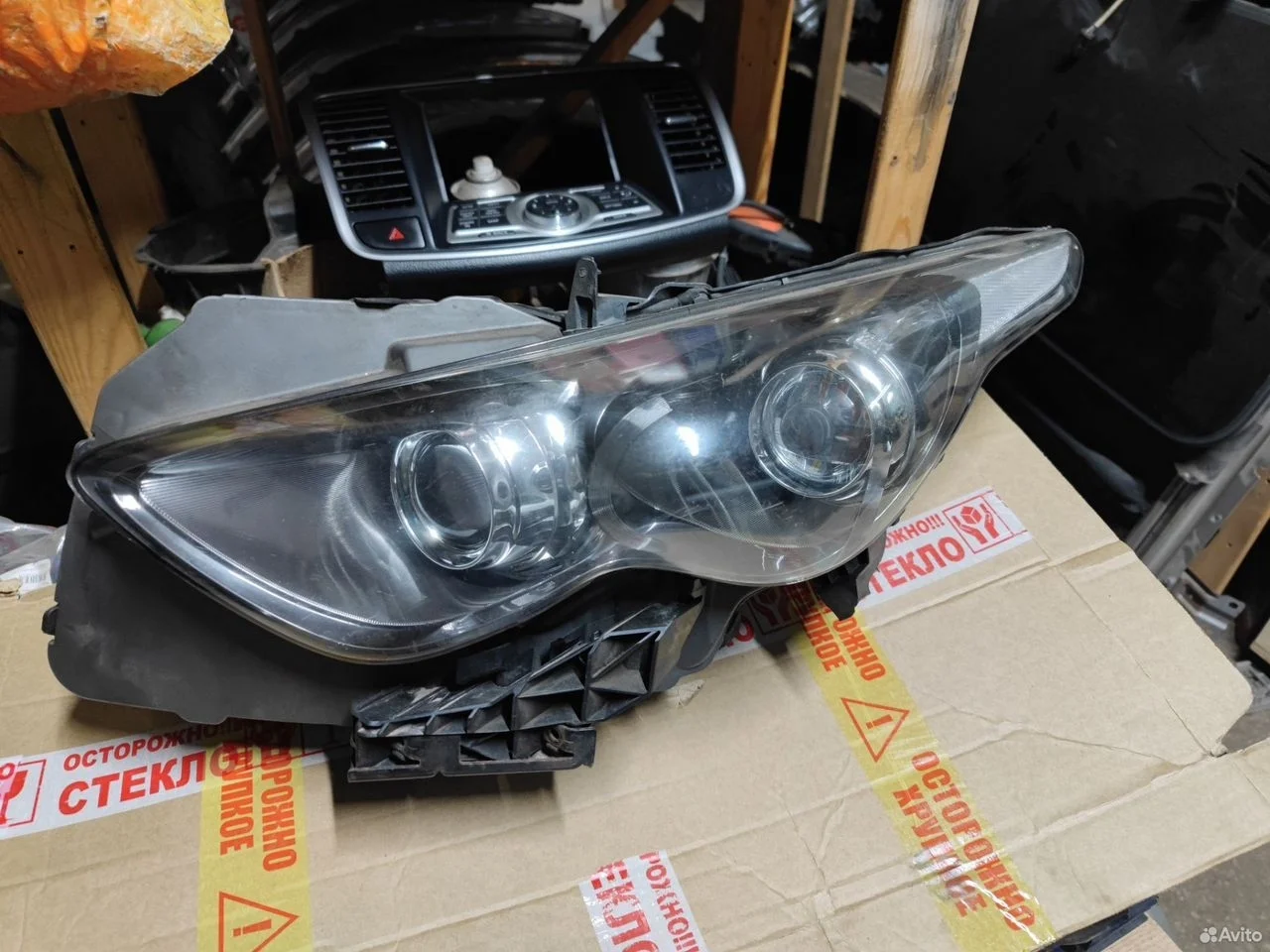 Фара левая инфинити fx37 s51 qx70 светлая afs