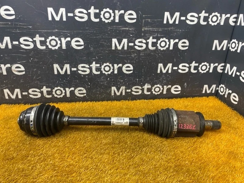 Привод Bmw X3 2012 7598027 F25 N20B20A, передний левый