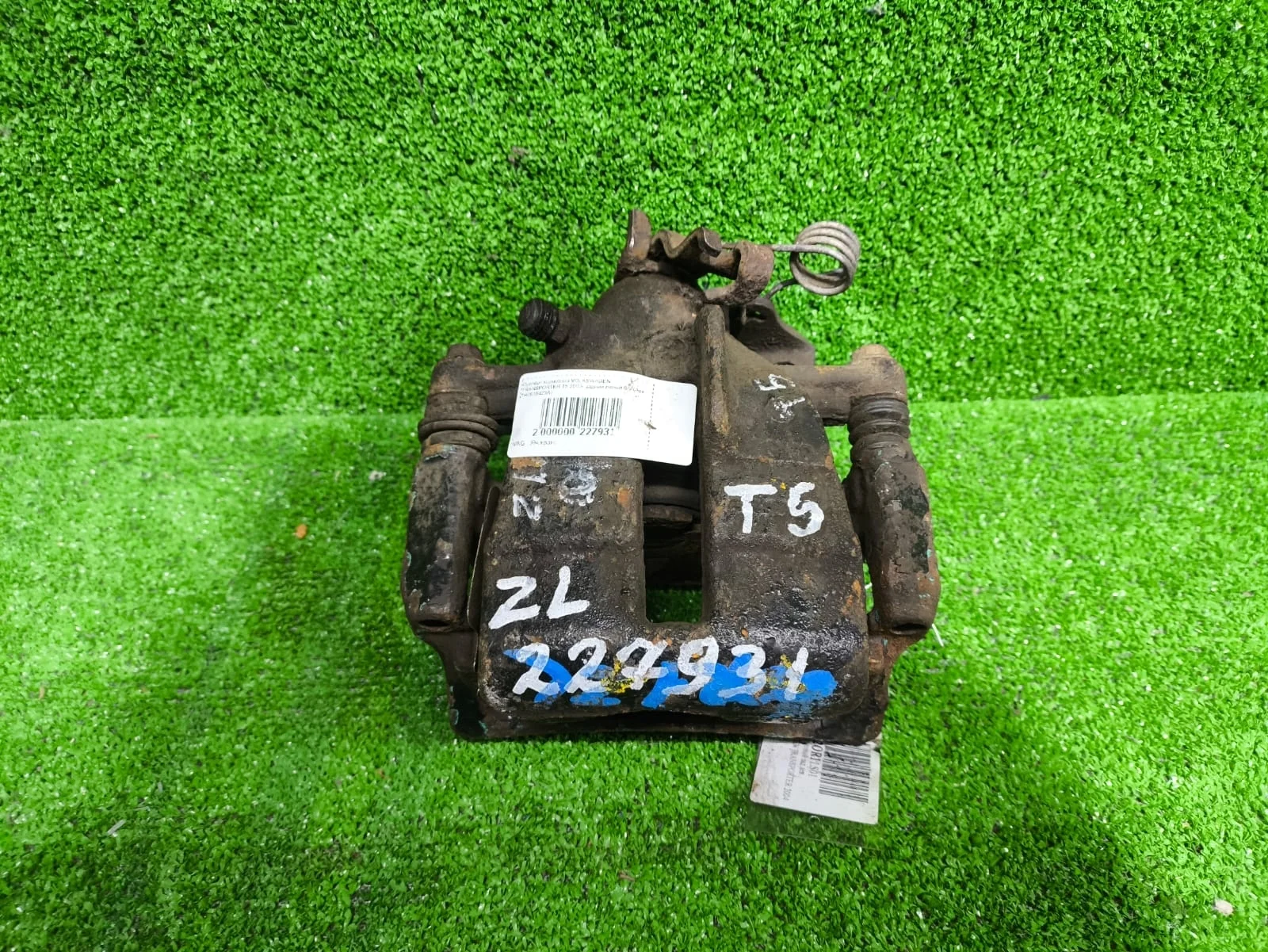 Суппорт тормозной VOLKSWAGEN TRANSPORTER T5 2003- задний левый б/у TRANSPORTER T5(2003-2015)