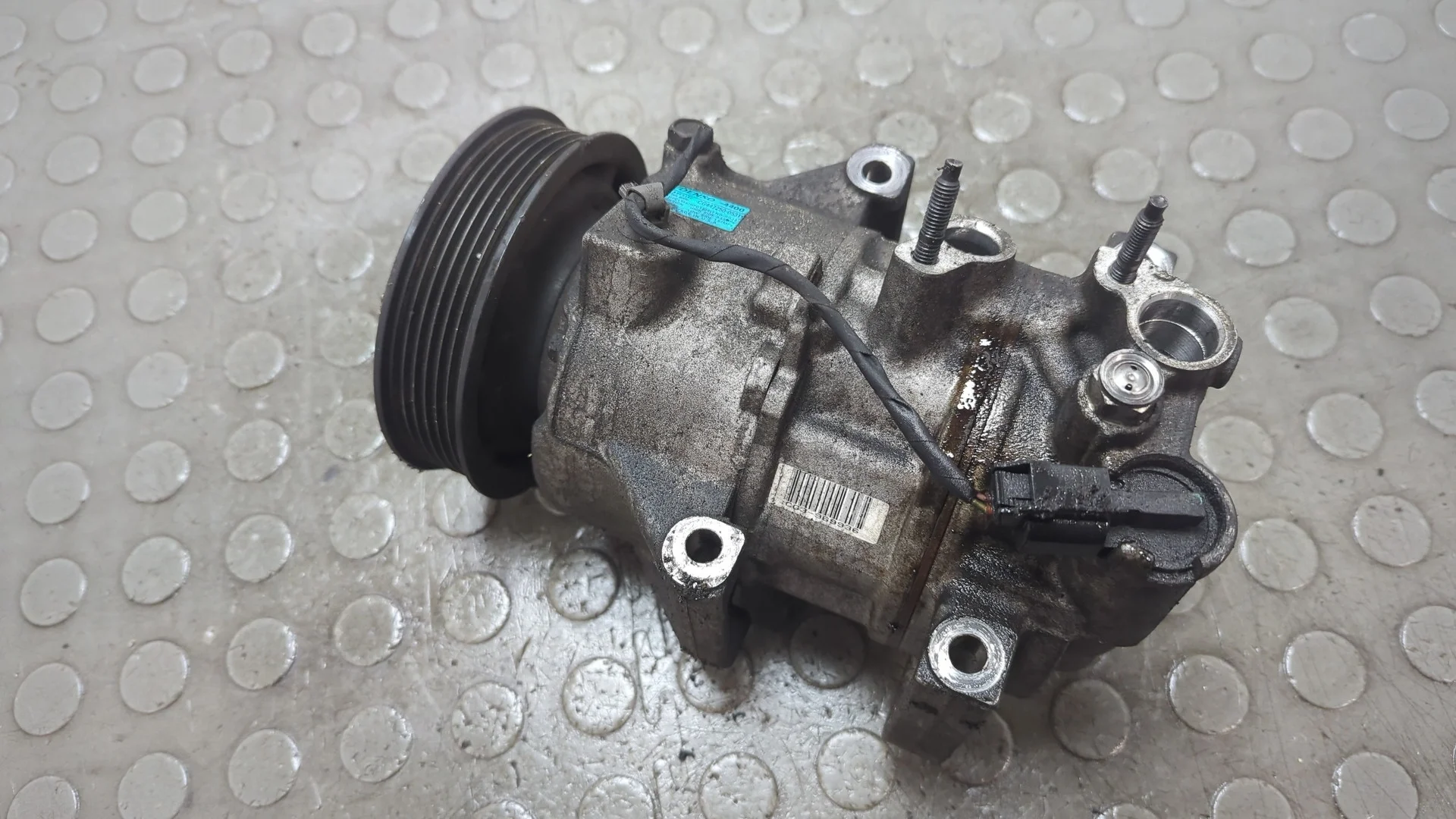 Компрессор кондиционера Kia Optima 4 2012-2020 КПП автомат (АКПП) G4KH Бензин 2 л GDI