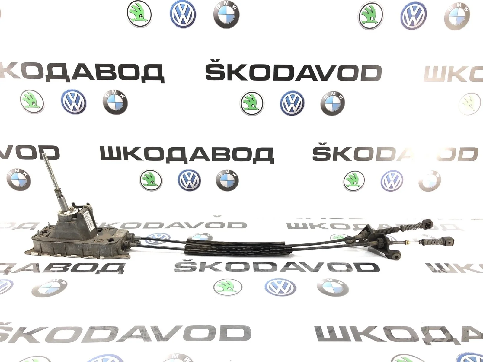 Кулиса с тросами МКПП Skoda Octavia 2010 1Q0711265B A5 (1Z) 1.4 CAXA