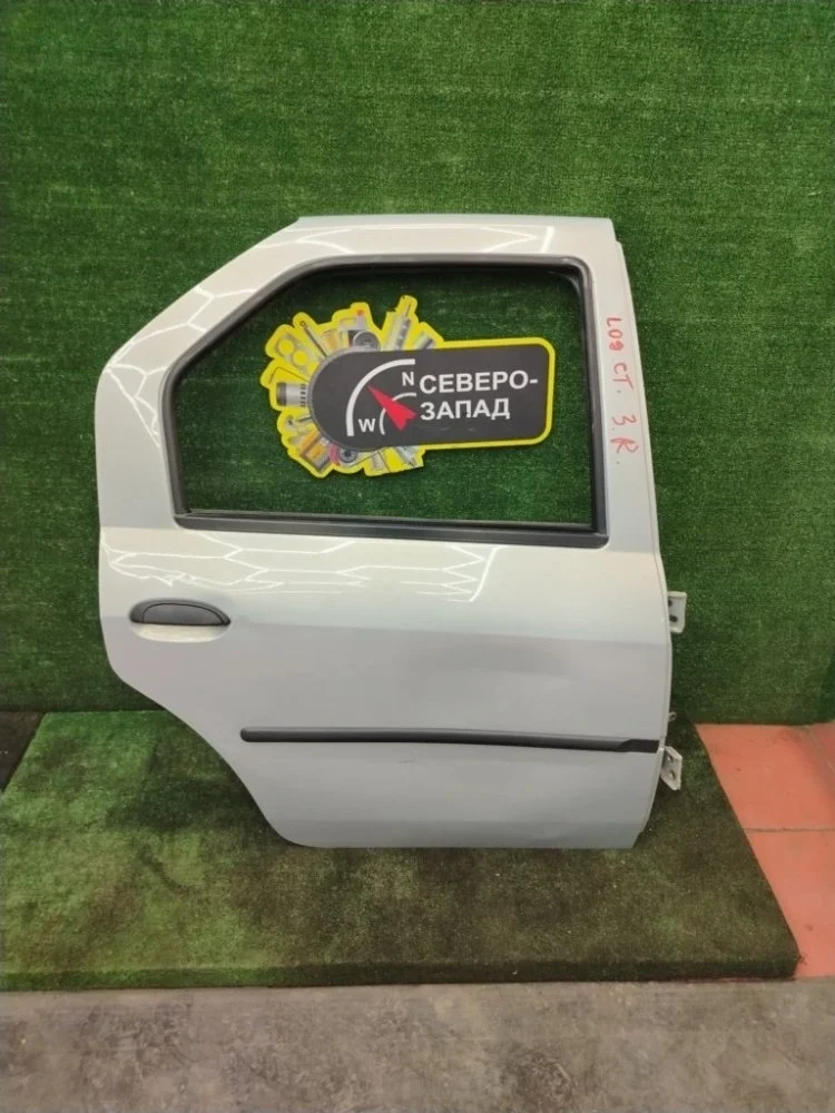 Дверь Renault Logan 2009 821009214R L90 K7M710, задняя правая