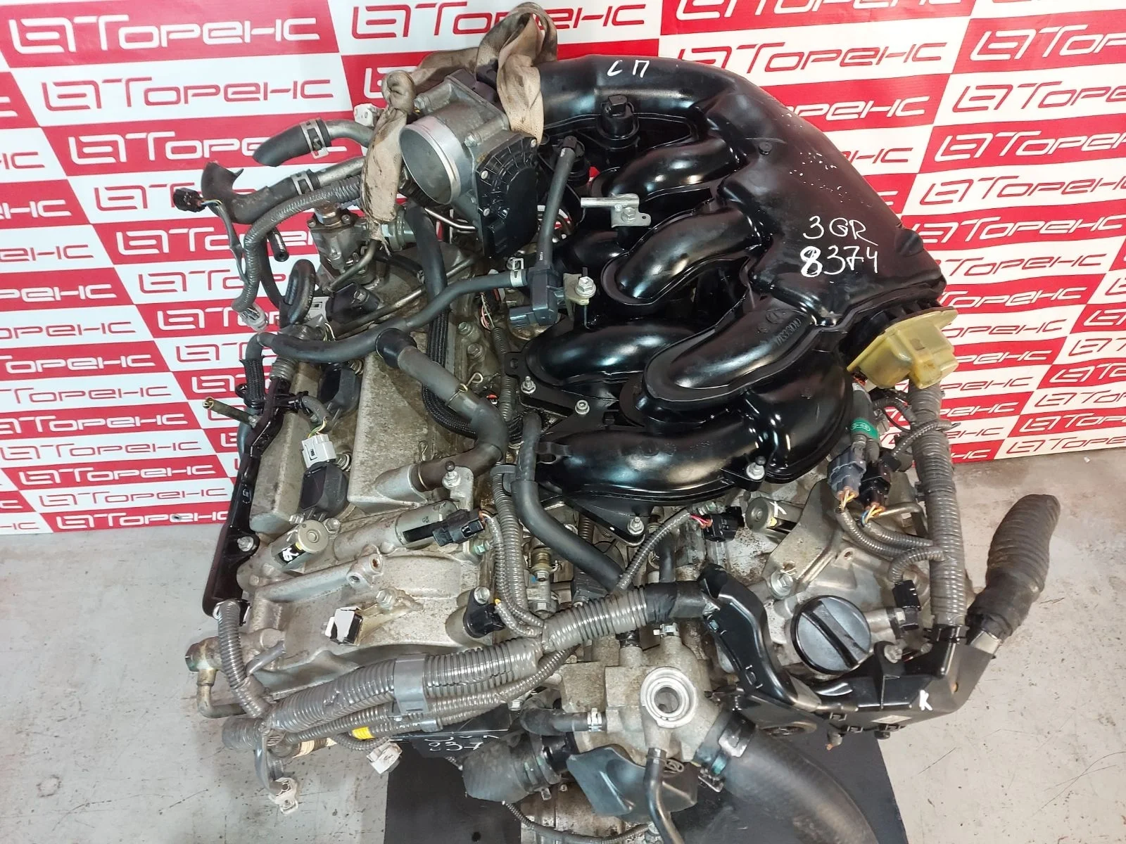 Двигатель TOYOTA CROWN MAJESTA 3GR-FSE GRS182 uT238374