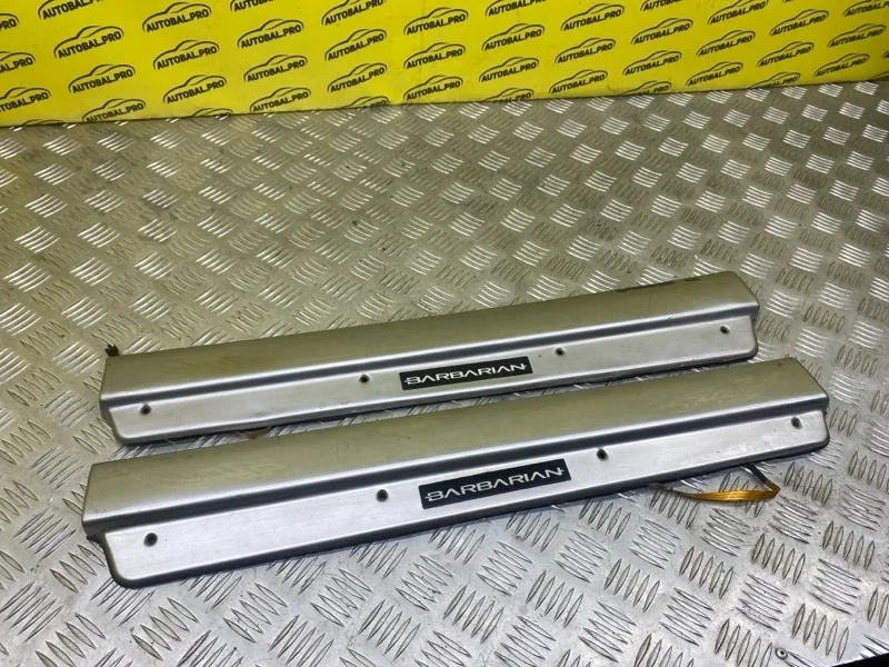 Накладка на порог внутренняя (комплект) Mitsubishi L200 (2006-2015) 2011 MN123957HA ПИКАП 2.5 D 4D56