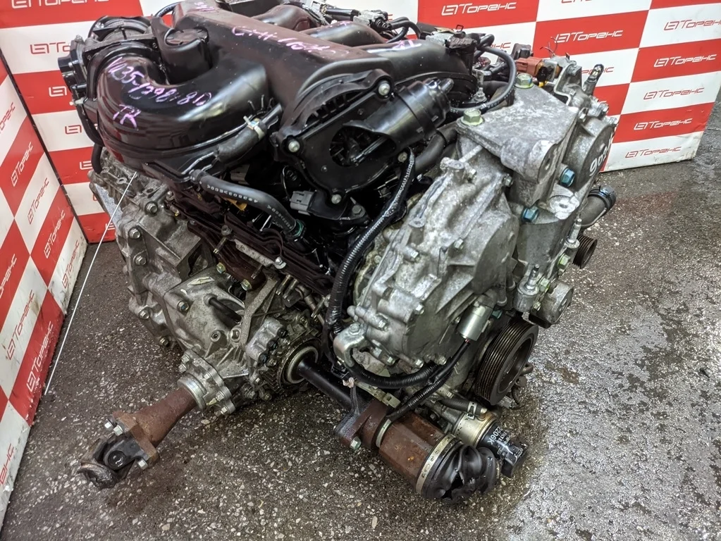Двигатель NISSAN ELGRAND VQ35DE PNE52 T54090215
