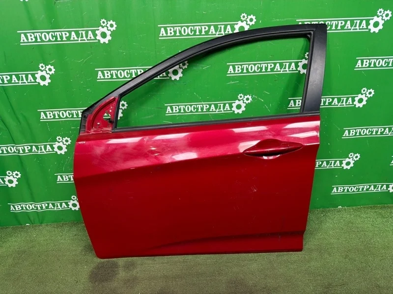 Дверь Hyundai Solaris 2011-2016 760034L000, передняя левая