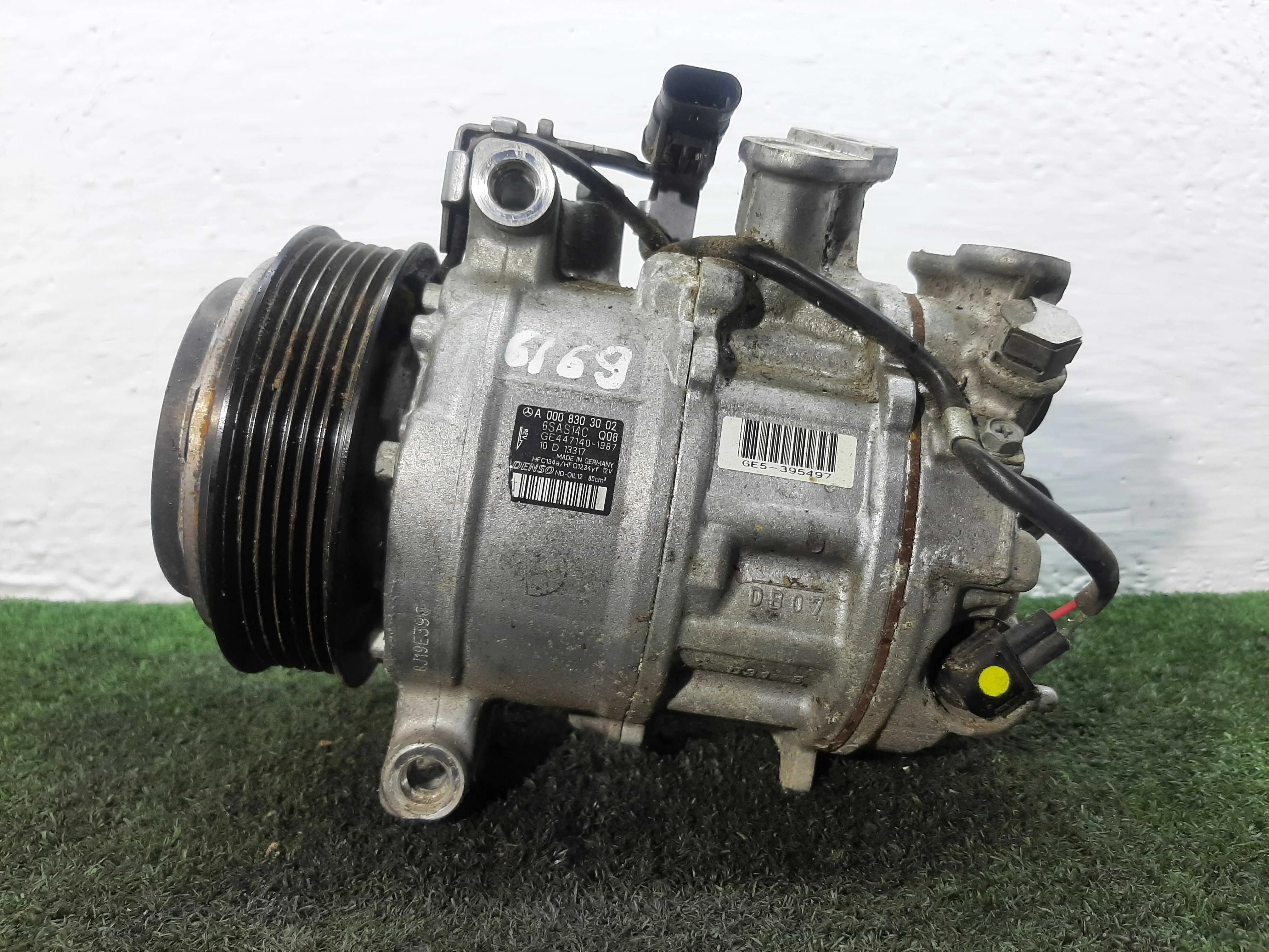 Компрессор кондиционера Mercedes GLC (X253) Рестайлинг 2019 - 2023 бензин 2.0 Автомат