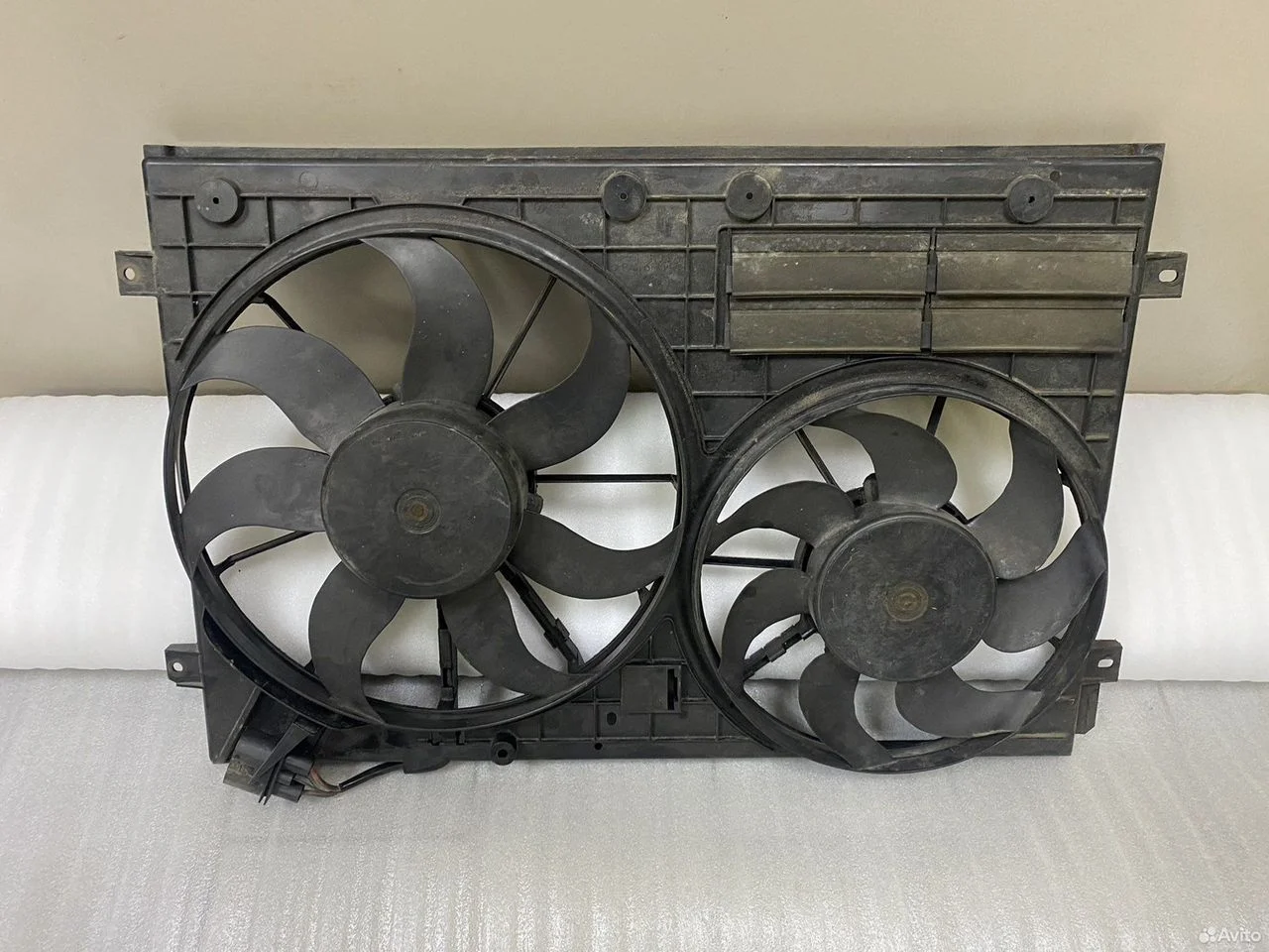 Диффузор с вентиляторами volkswagen passat cc