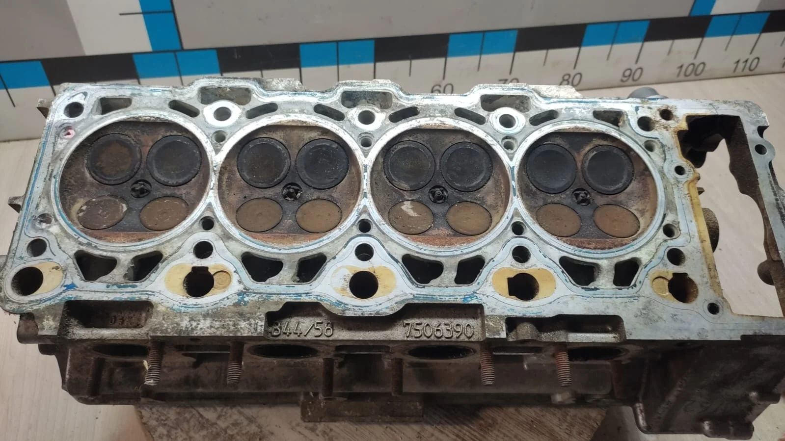 [Б/У] Головка блока цилиндров левая N62B44A [Код: 00340447 ]