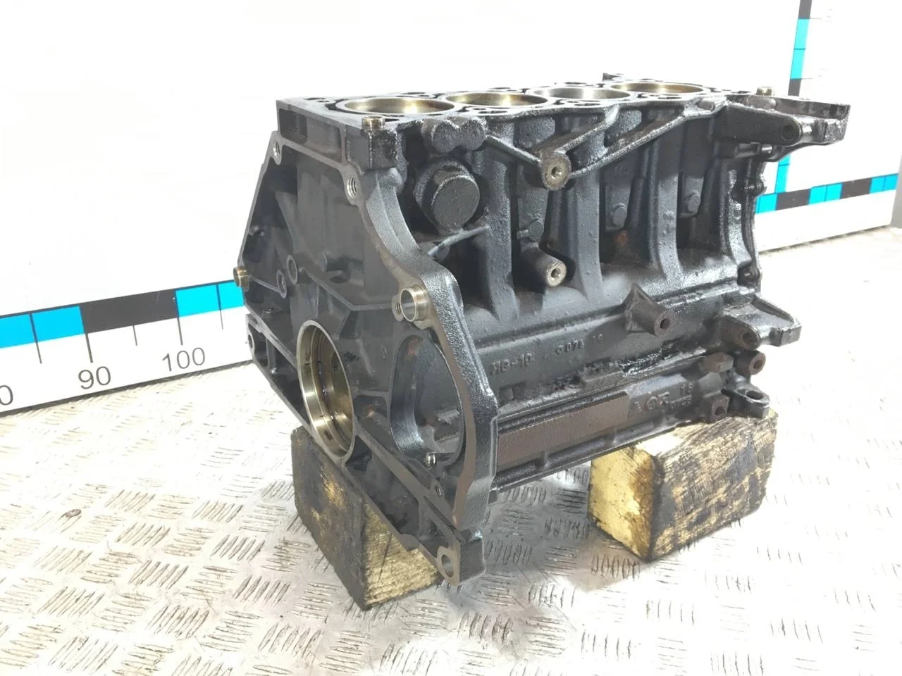 [ЧАСТЬ Б/У] Низ двигателя A14NET - пустой блок, раковины в цилиндрах [Под ремонт] [Код: 00632439 ]