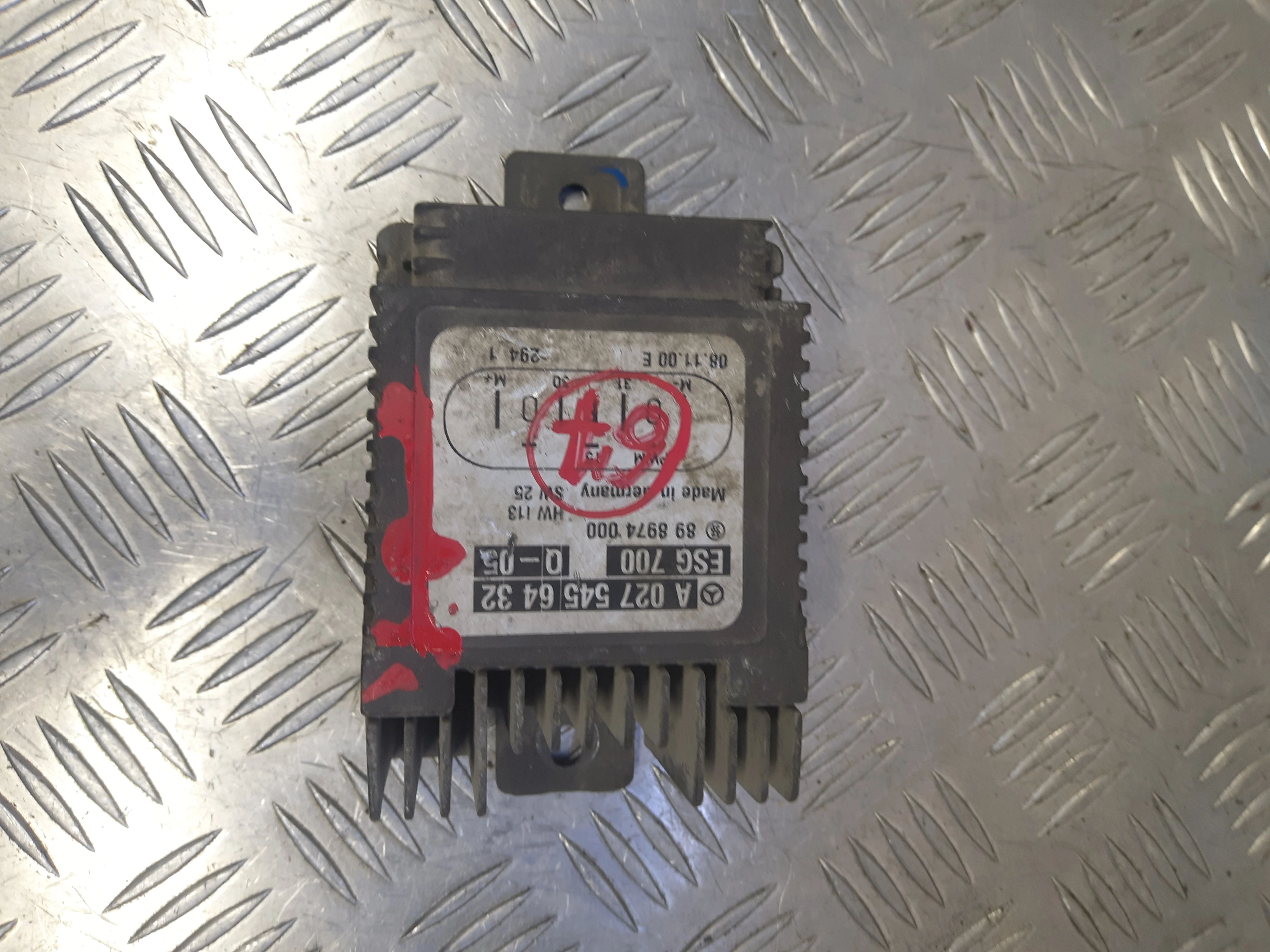 [Б/У] Блок управления вентилятором Mercedes W215 W220 [Код: 00362601 ]