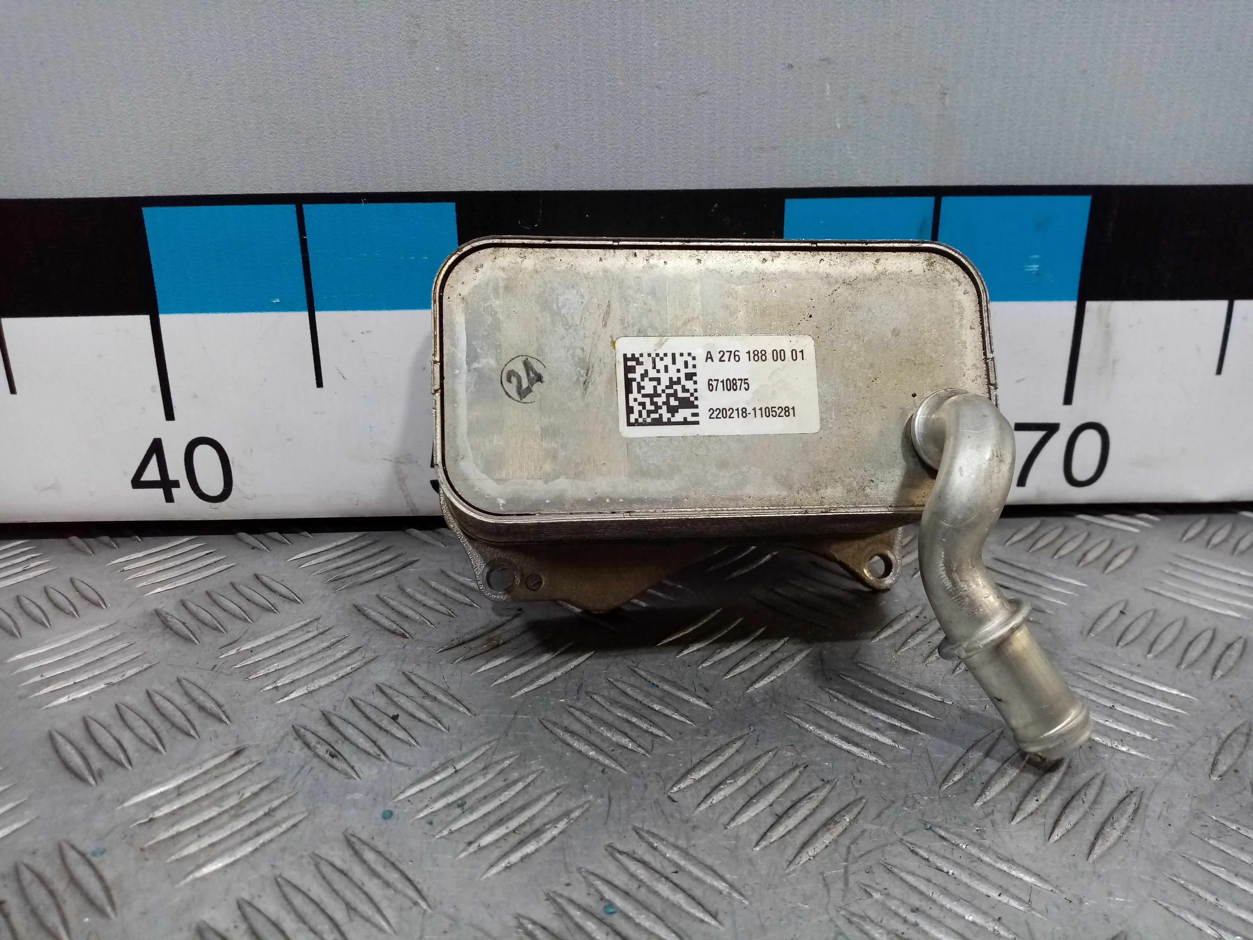 [Б/У] Радиатор маслоохладитель ом276 [Код: 00414082 ]