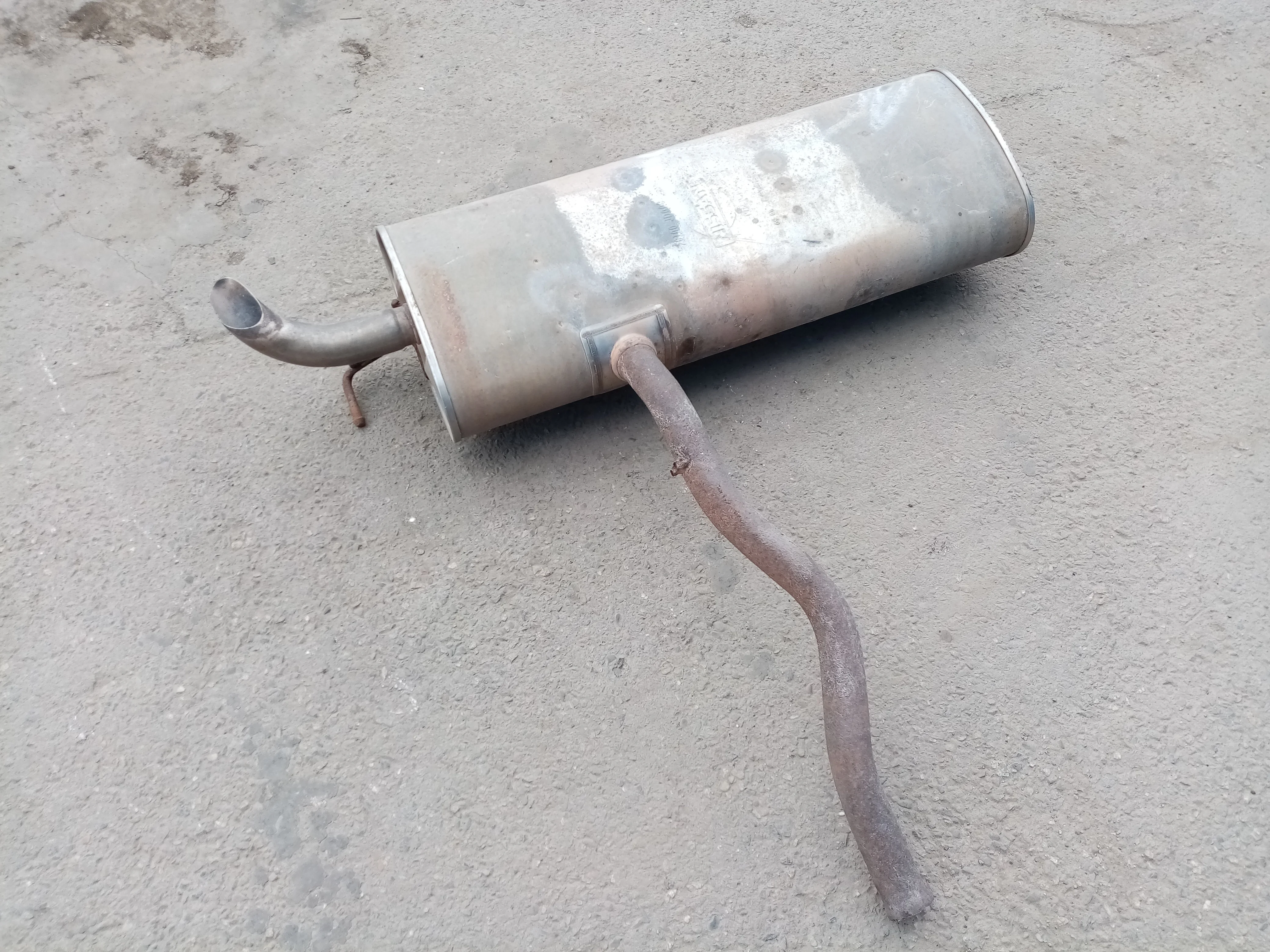 [Б/У] Глушитель Nissan Qashqai (J10) - Задняя часть [ХОРОШЕЕ] [Код: 00429873]