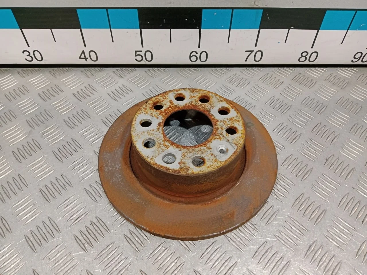 [Б/У] Диск тормозной задний Skoda Octavia - Остаток 9.3 мм [ХОРОШЕЕ] [Код: 00628671 ]