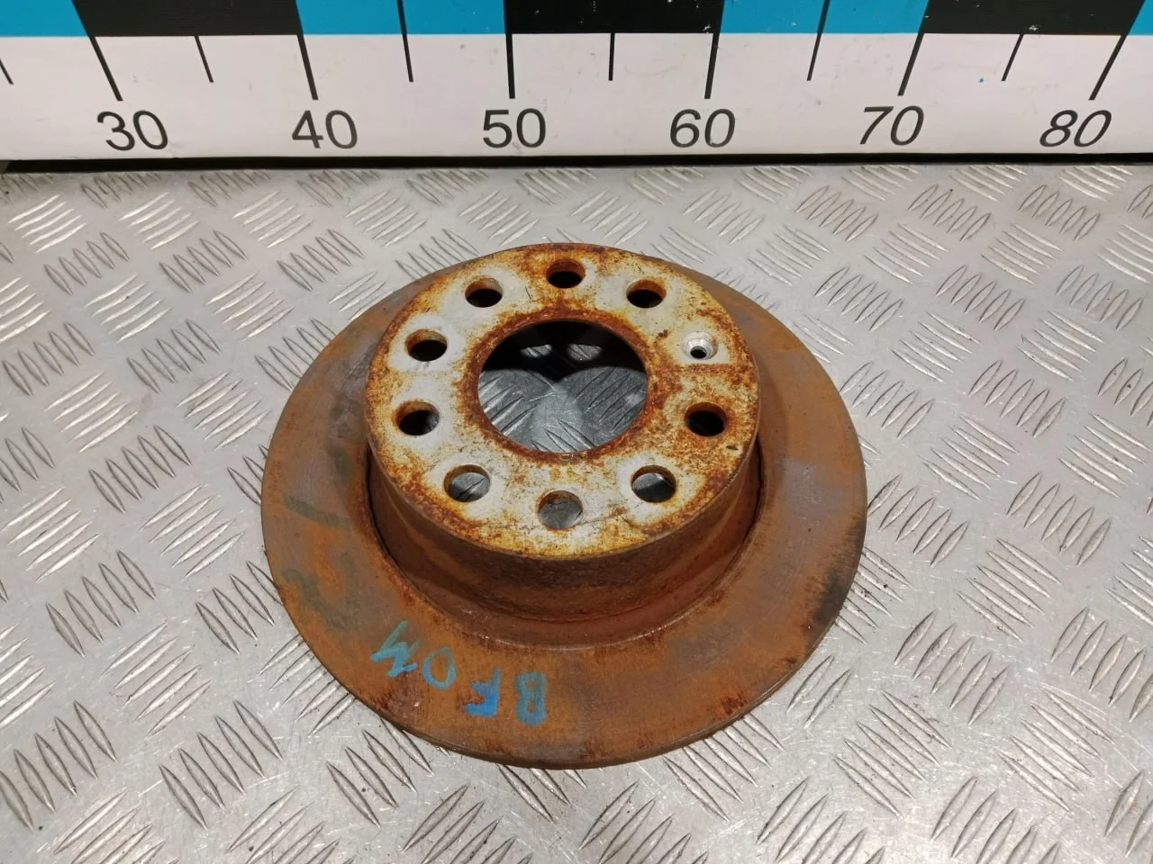 [Б/У] Диск тормозной задний Skoda Octavia - Остаток 9.3 мм [ХОРОШЕЕ] [Код: 00628672 ]