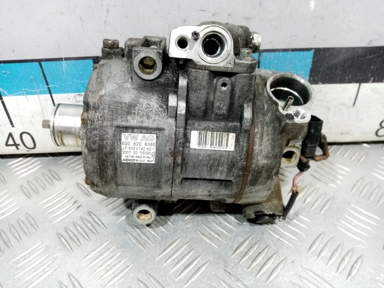 [Б/У] Компрессор кондиционера - Без шкива [ХОРОШЕЕ] [Код: 00611437 ]