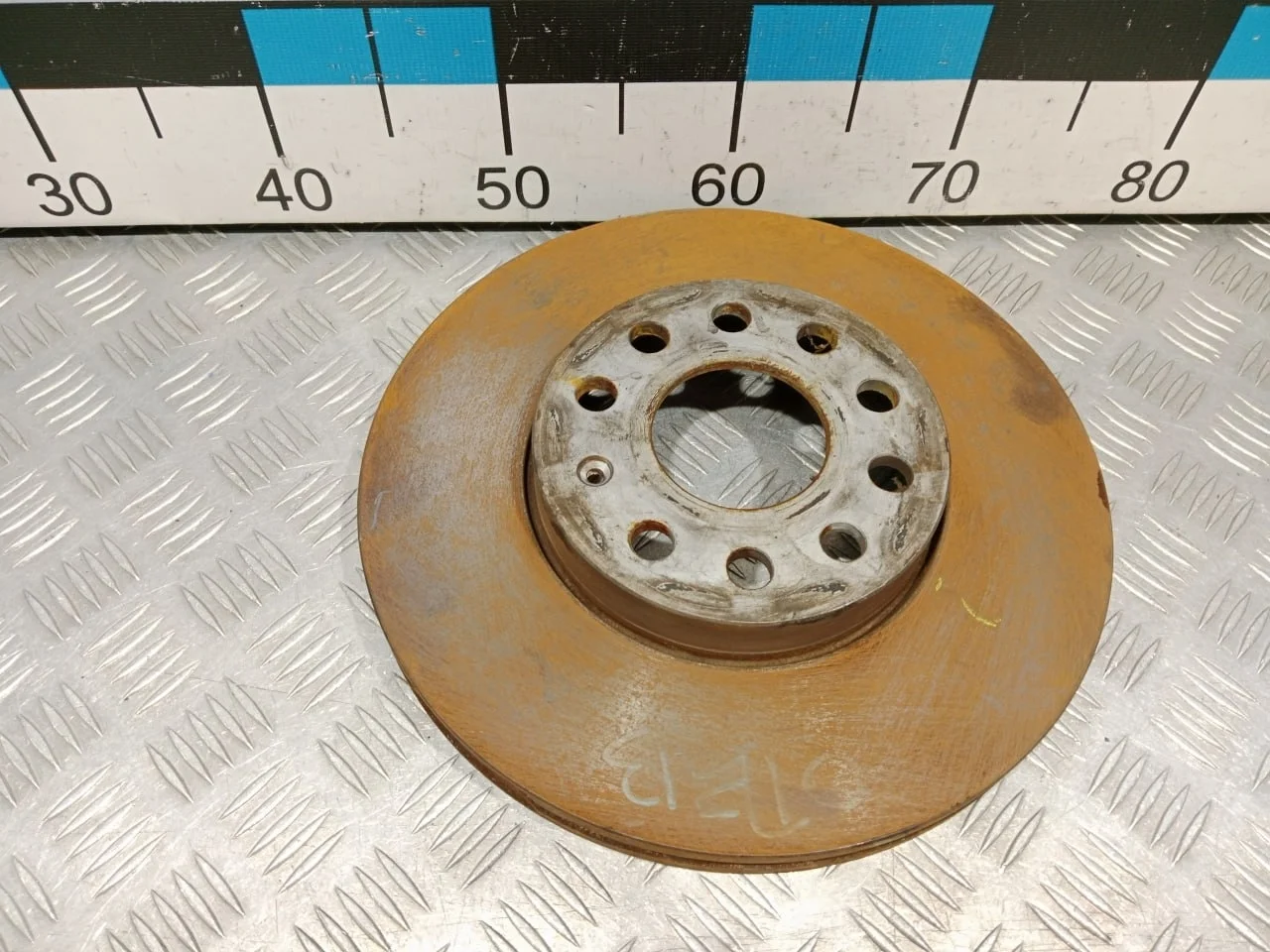 [Б/У] Тормозной диск передний 288*25мм 5/112 - (Состояние: остаток 24 мм) [Код: 00678705 ]