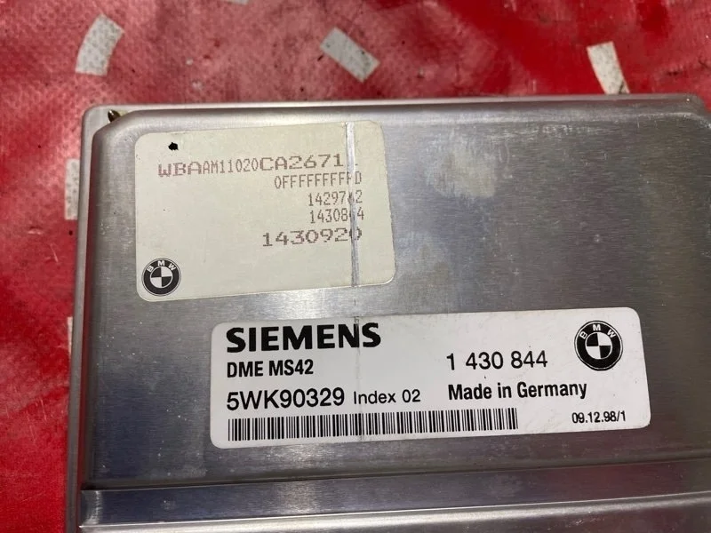 Блок управления двигателем BMW 3 Series 1998 12141430844 E46 M52B20
