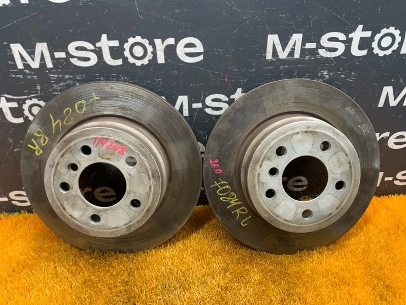 Диск тормозной BMW X5 2010 34216886479 E70 N55B30A, задний