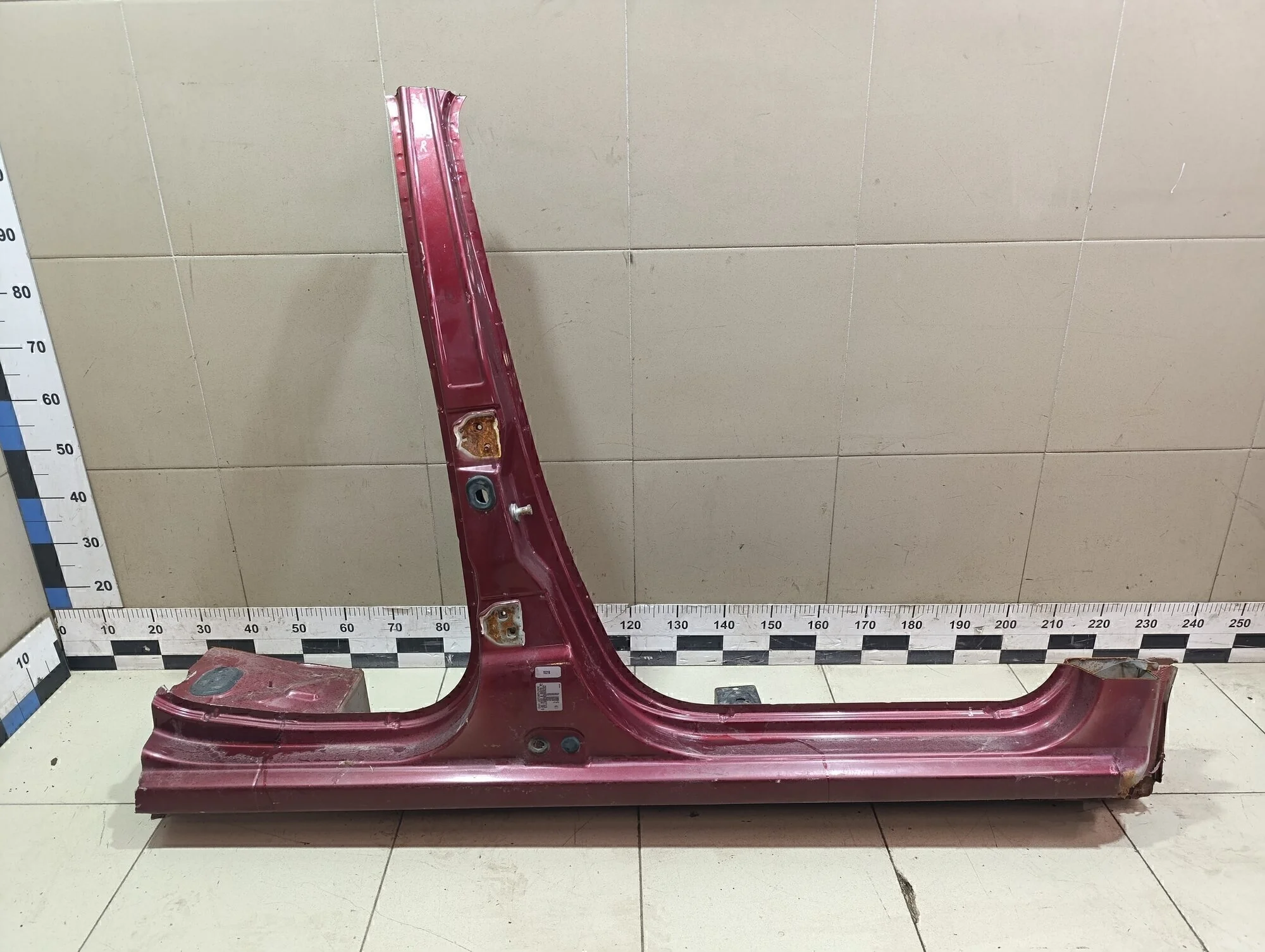 Порог со стойкой правый Logan 2005-2014