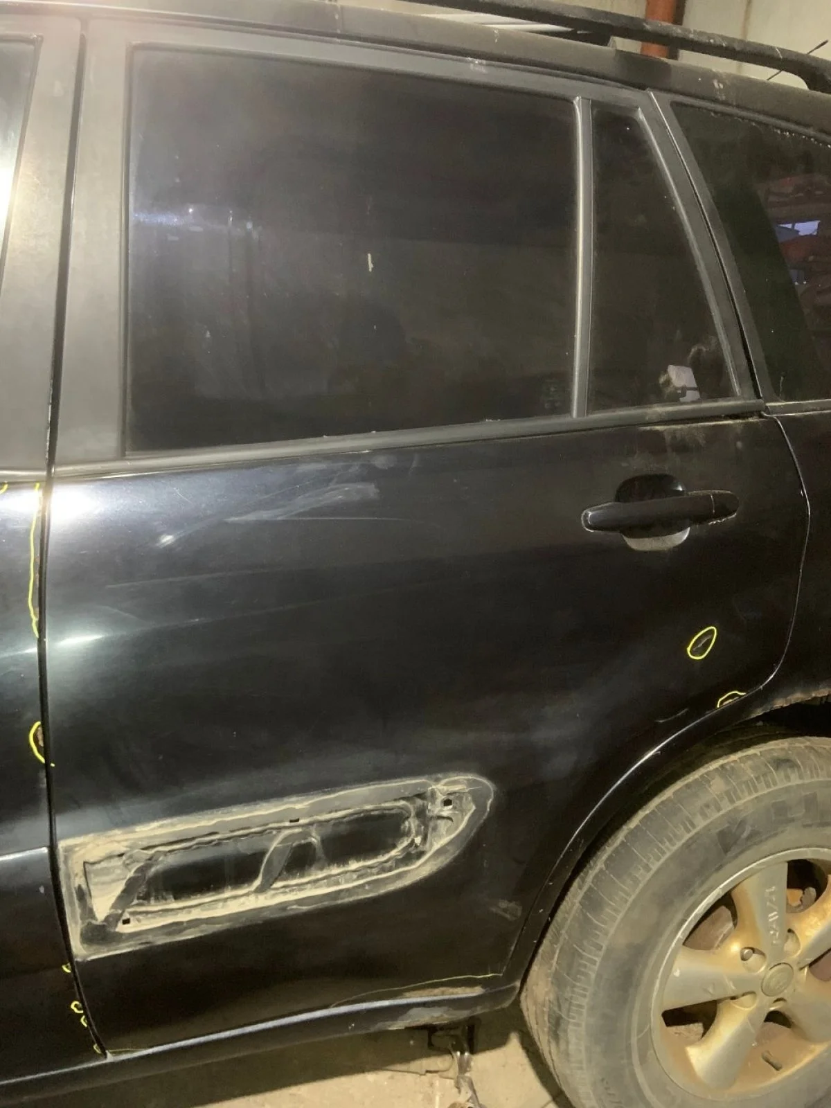 Дверь задняя левая Toyota Rav 4 . 2 поколения