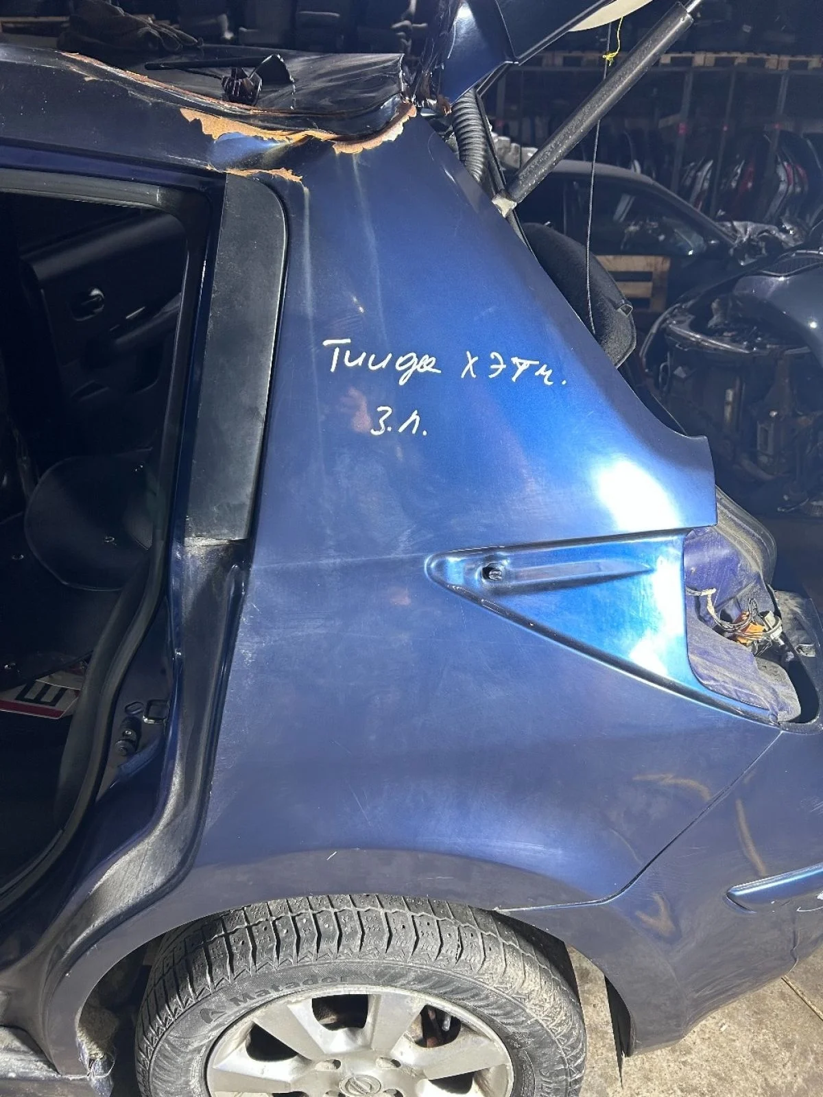 Крыло заднее левое Nissan Tiida C11 Хэтчбек