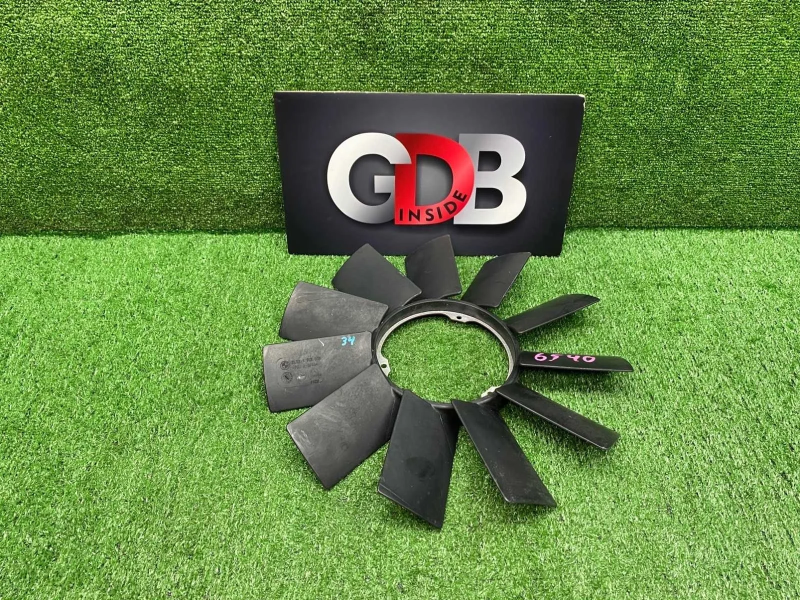 Крыльчатка вентилятора BMW 5 series 05.11.1999 11521712058 E39 M52B28TU, передняя