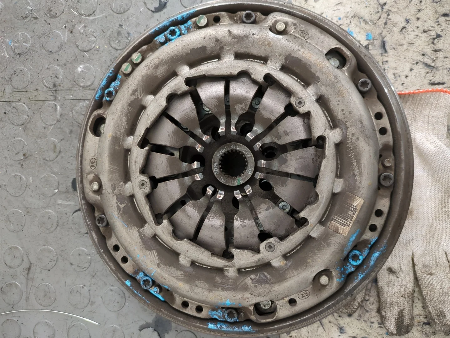 Маховик Nissan Qashqai 2006-2013 КПП 6-ст.мех.(МКПП) K9K Дизель 1.5 л DCI