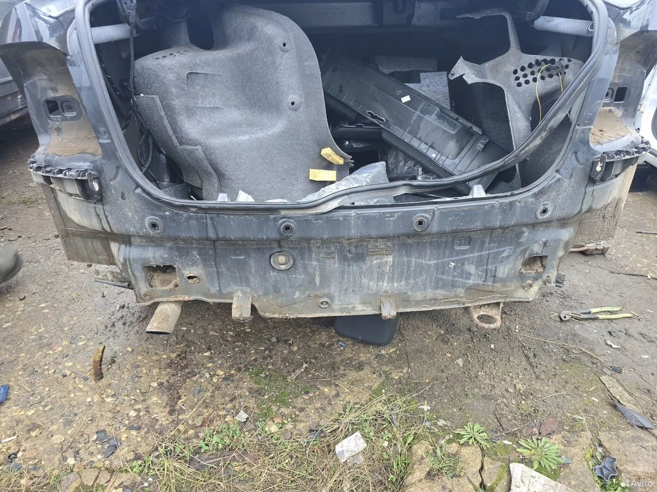 Задняя панель кузова vw polo 5 sedan поло седан