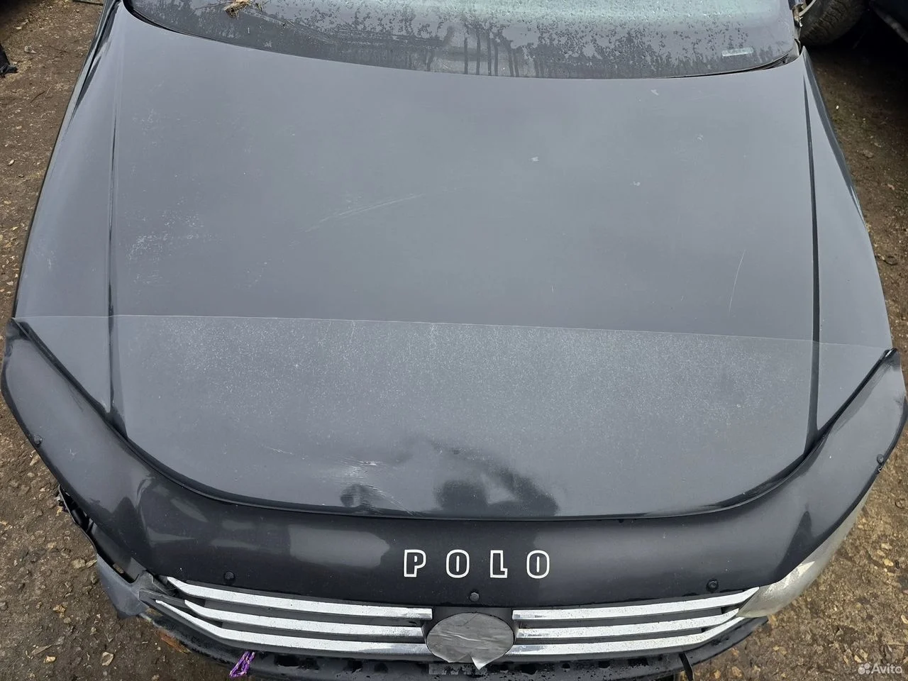 Капот vw polo 5 sedan рестайлинг поло седан рест