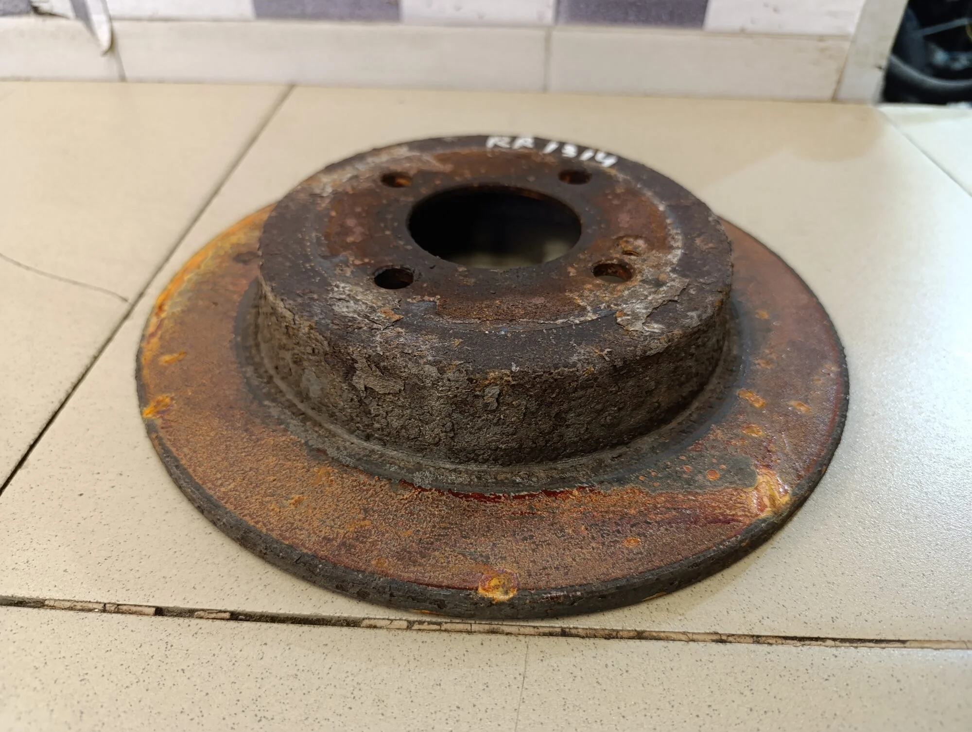 Диск тормозной задний Solaris 2010-2017