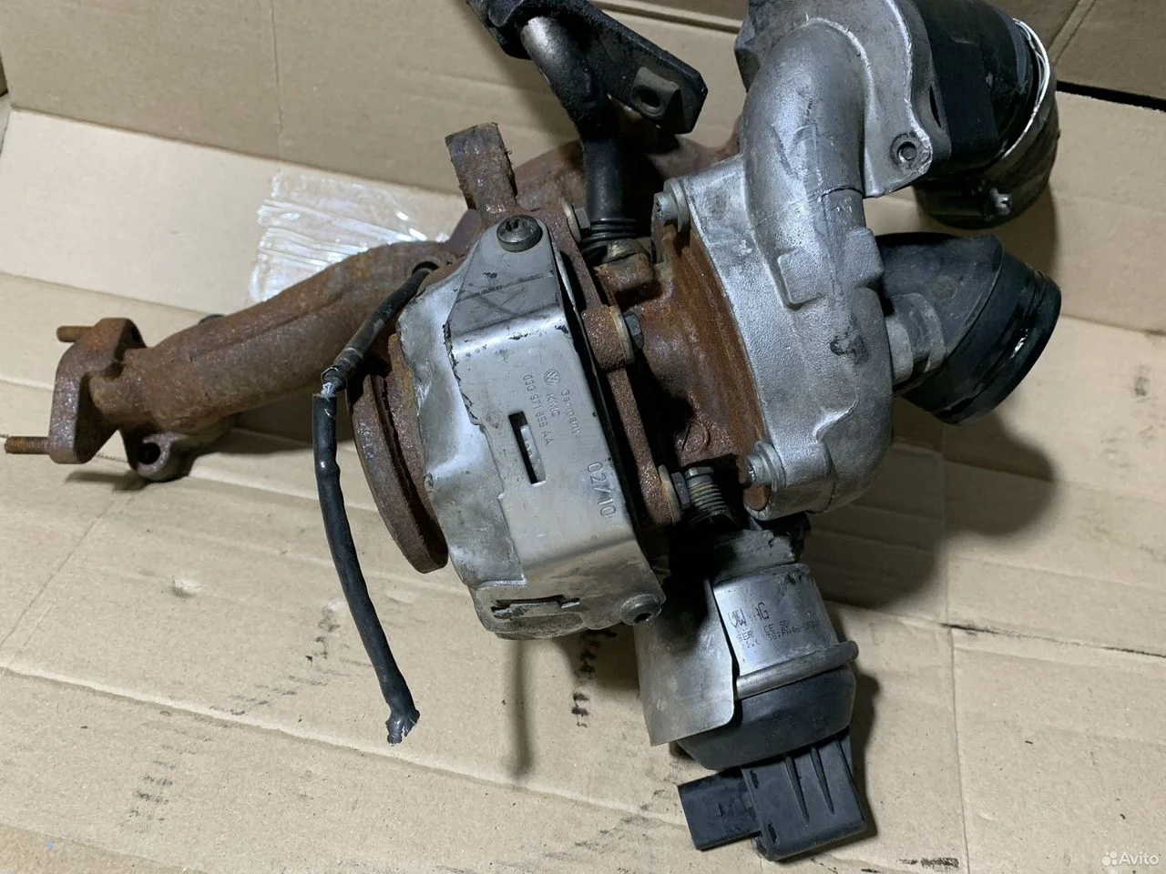 Турбина 03l253056b 2.0 cbab vw passat golf tiguan