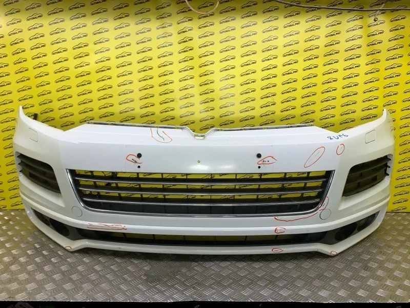 Бампер передний Volkswagen Touareg Ii (2010-2018) 2013 7P6807221C 3.0 D CJMA