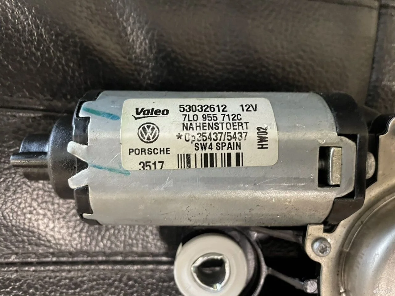 Моторчик заднего стеклоочистителя vag