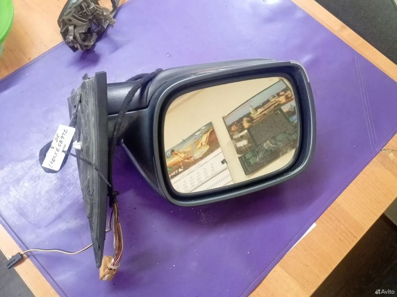 Зеркало боковое левое vw touareg 7l6857507cj