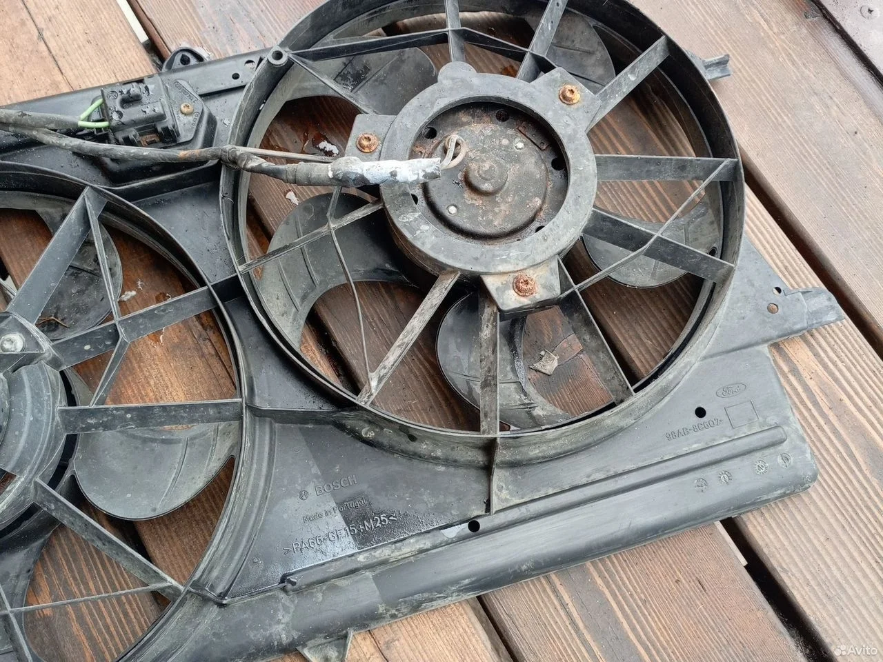 Диффузор радиатора форд фокус 1 дизель 98ab-8c607