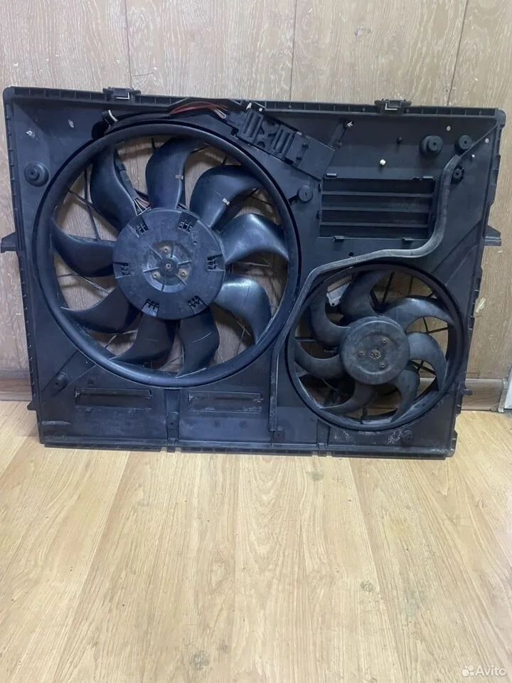 Диффузор вентилятора vw touareg audi q7