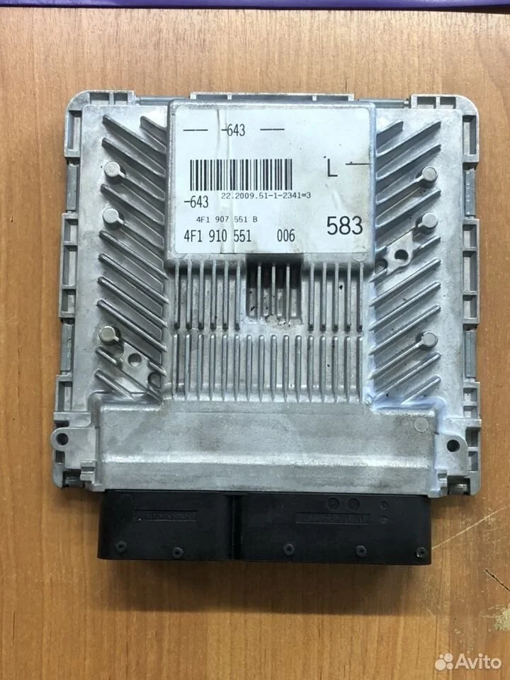 Эбу двигателя audi a6 c6 3.0 t caja 4f1910551