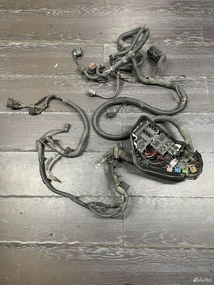 Проводка двигателя vw touareg 3.2