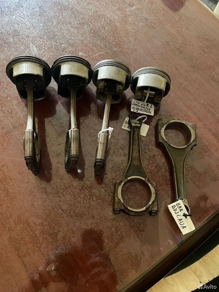 Поршни с шатунами vag 079107065dc 079107066dc