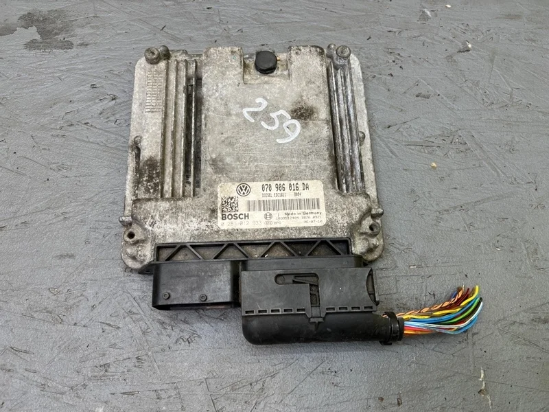 Блок управления двигателем Volkswagen Touareg 2006 070906016DA 7LA 2.5 BAC