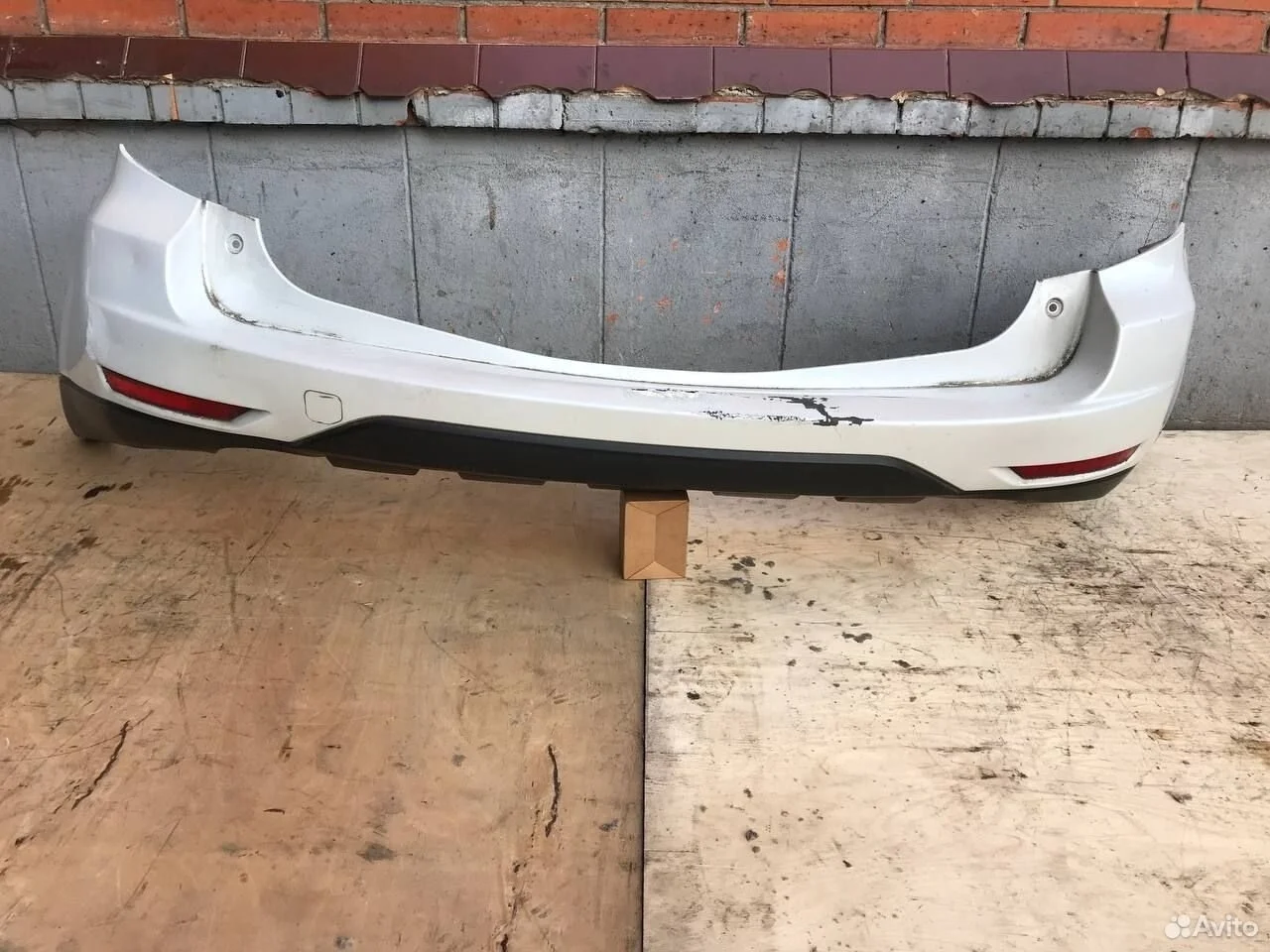 Задний бампер subaru forester s12 sh5 дефект