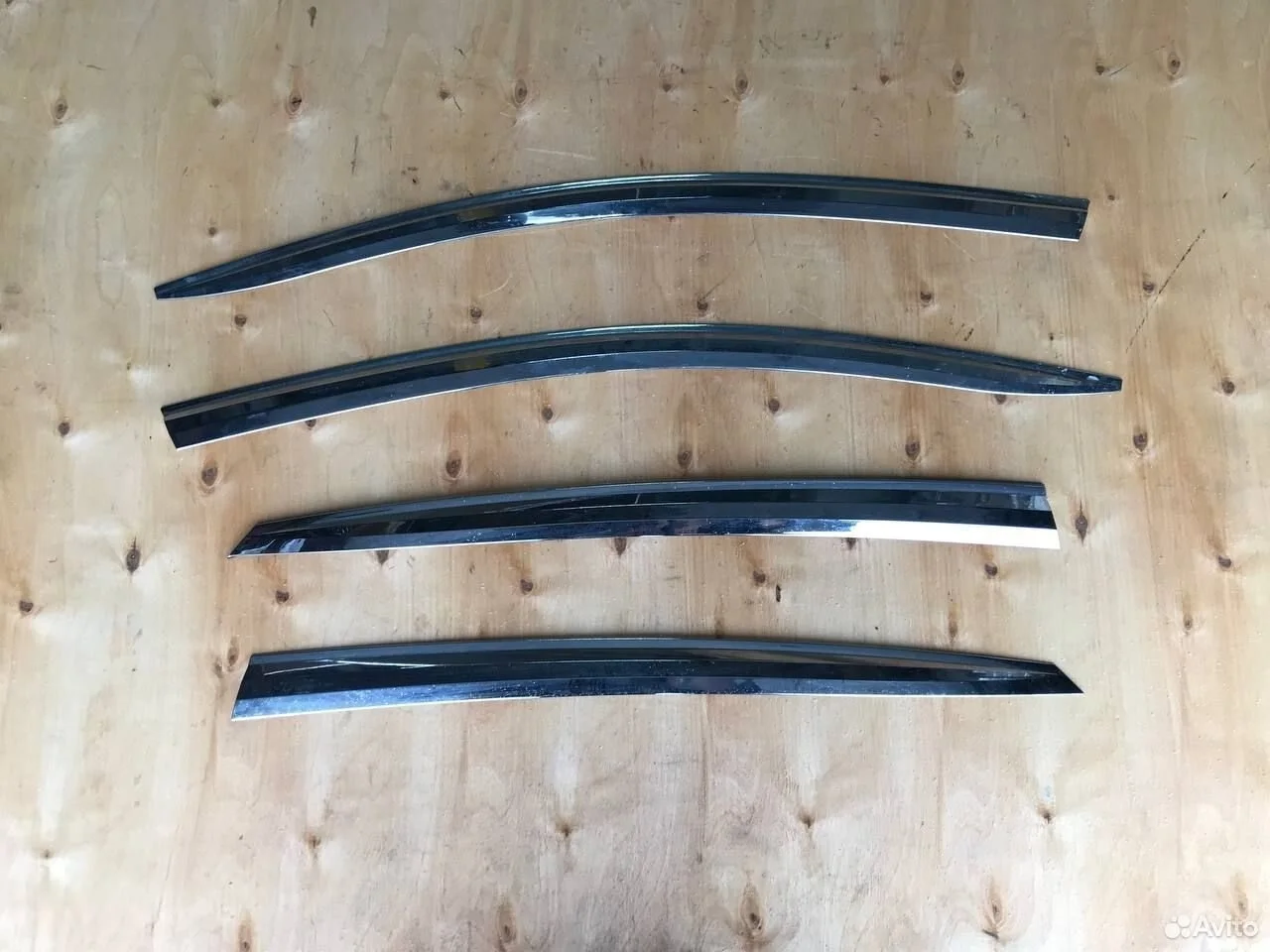 Ветровики хром kia optima 3 tf 2010-2016