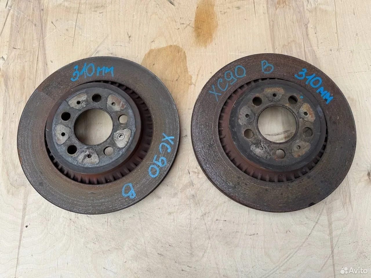 Тормозные диски задние volvo xc90 2003-2014