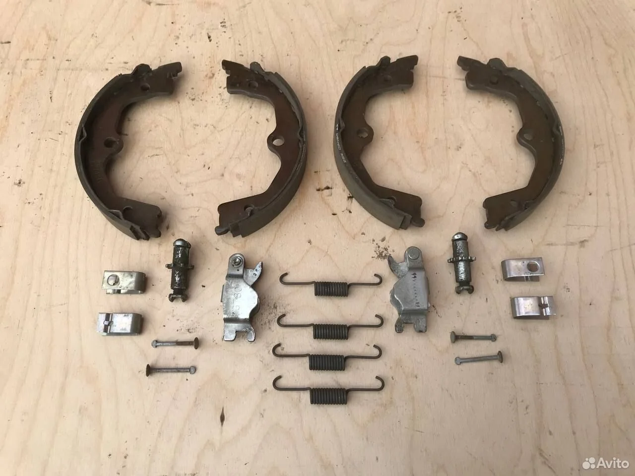 Колодки ручника honda accord 8 cu2