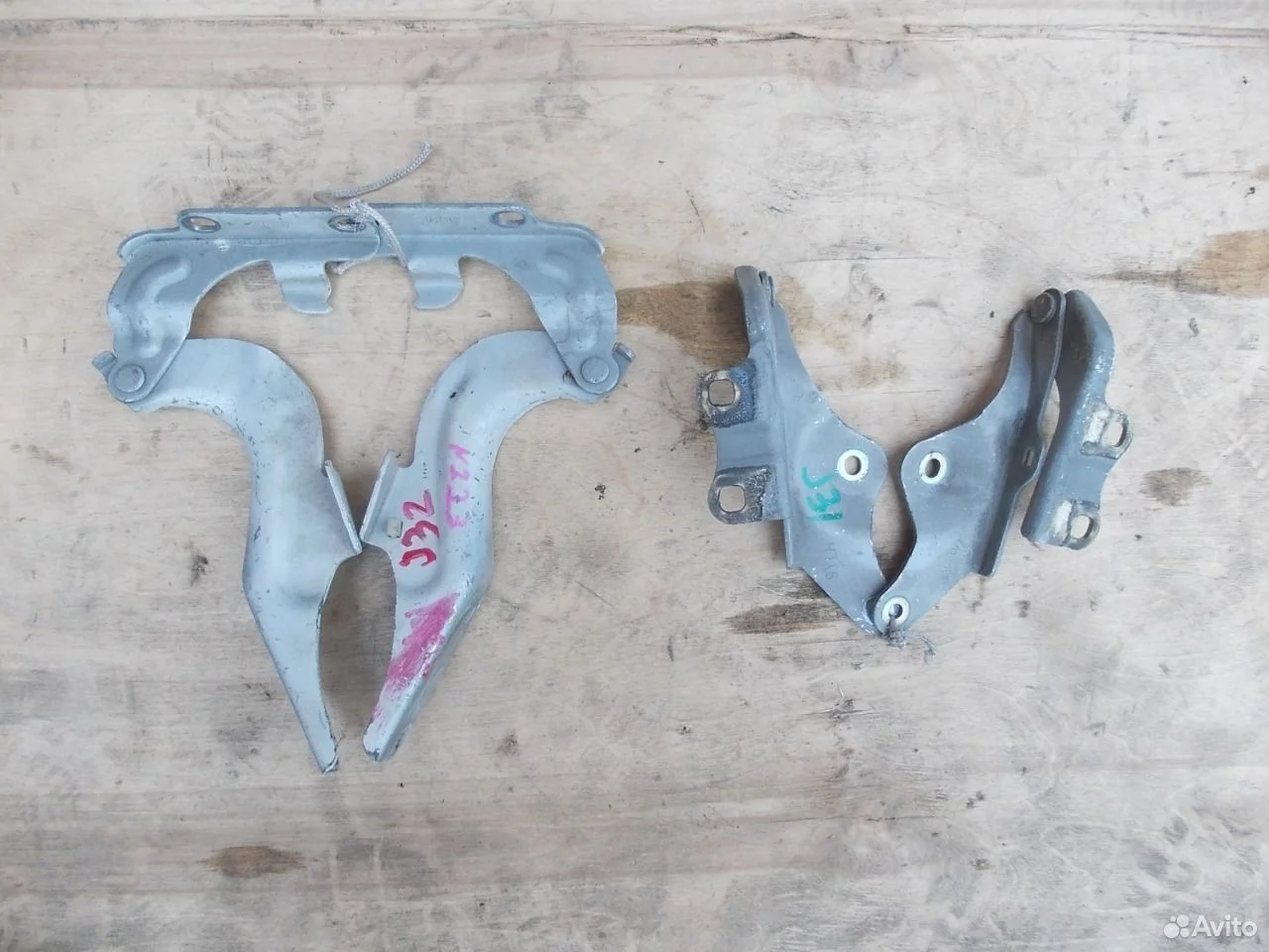 Петли кронштейны капота nissan teana j31